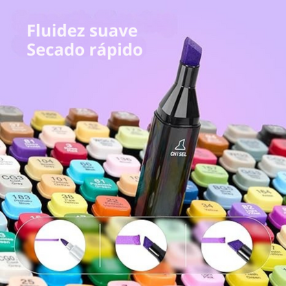 🎨Set de Marcadores Artísticos 48 Colores✨