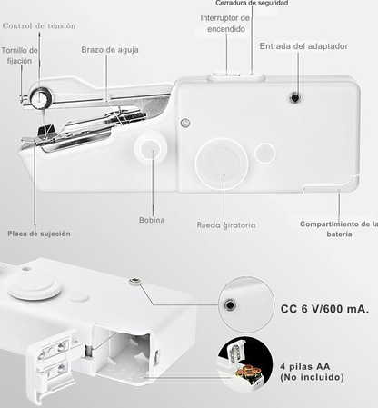 🪡✨Mini Máquina De Coser Portátil✂️🧵